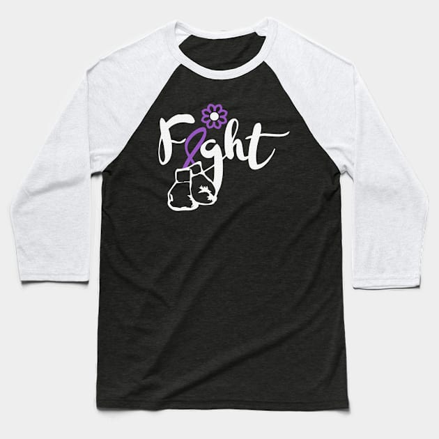 Fight Faith Hope Cure Support Gastric Cancer Awareness Periwinkle Ribbon Warrior Baseball T-Shirt by celsaclaudio506